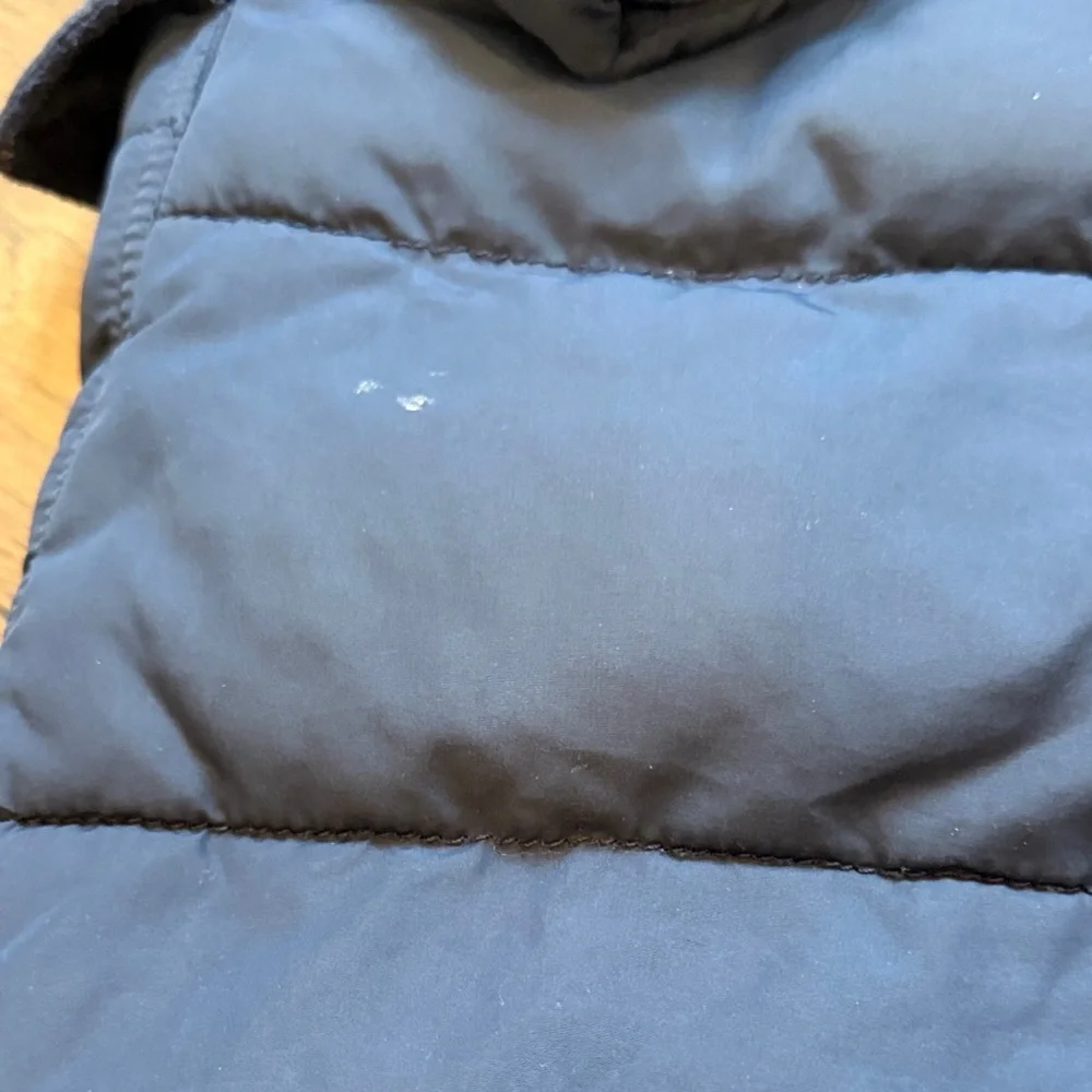 Mini Boden Cozy Navy Kids Jacket with Faux Fur Hood 6-7Y C5-039